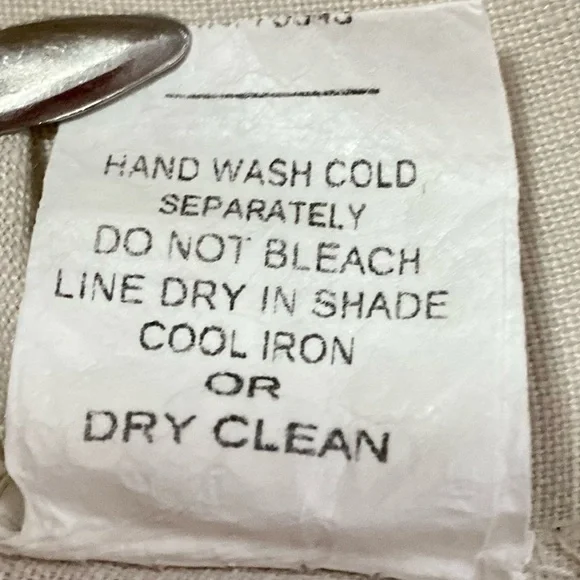 Tan Beige Linen Sleeveless Tunic Top Blouse Small Lace V-neck Breathable Summer - Picture 9 of 12